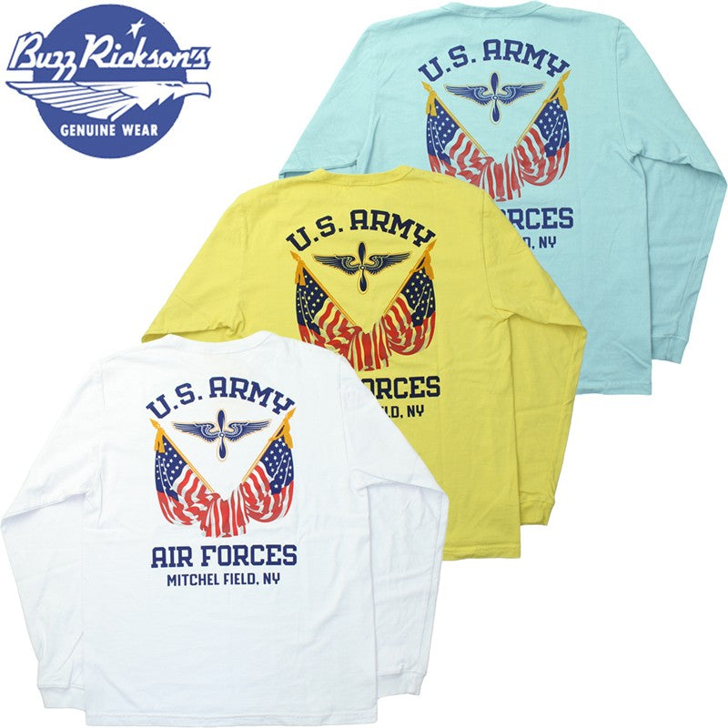 BR69510 / BUZZ RICKSON'S LONG SLEEVE T-SHIRTS "U.S.ARMY AIR FORCES"