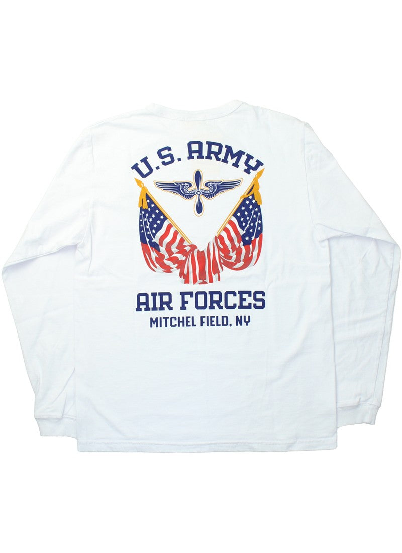 BR69510 / BUZZ RICKSON'S LONG SLEEVE T-SHIRTS "U.S.ARMY AIR FORCES"