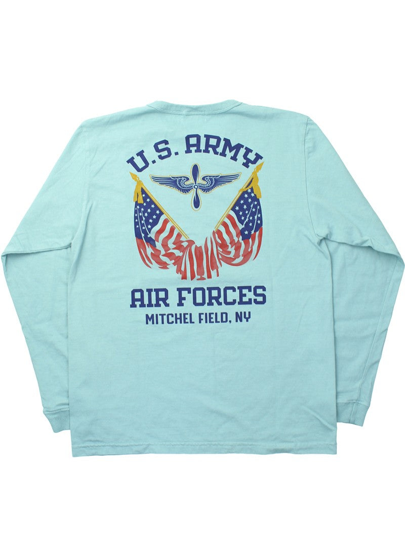 BR69510 / BUZZ RICKSON'S LONG SLEEVE T-SHIRTS "U.S.ARMY AIR FORCES"