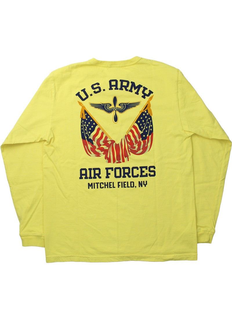 BR69510 / BUZZ RICKSON'S LONG SLEEVE T-SHIRTS "U.S.ARMY AIR FORCES"