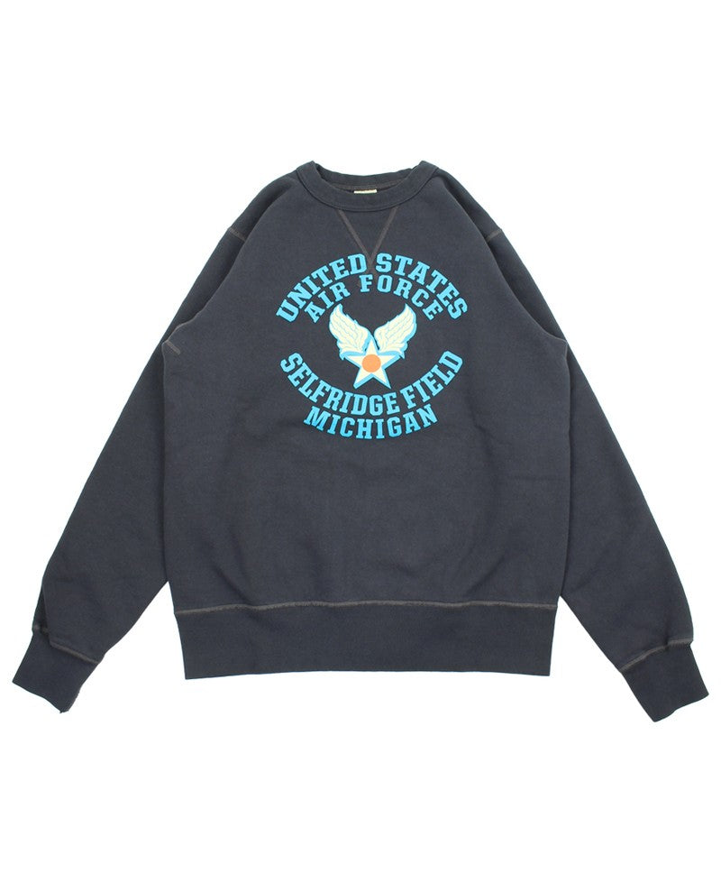 BR69630 / BUZZ RICKSON'S SET-IN CREW NECK SWEAT SHIRTS "USAF. SELFRIDGE FIELD"
