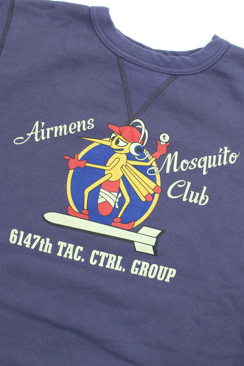 BR69632 / BUZZ RICKSON'S SET-IN CREW NECK SWEAT SHIRTS "AIRMENS MOSQUITO CLUB"