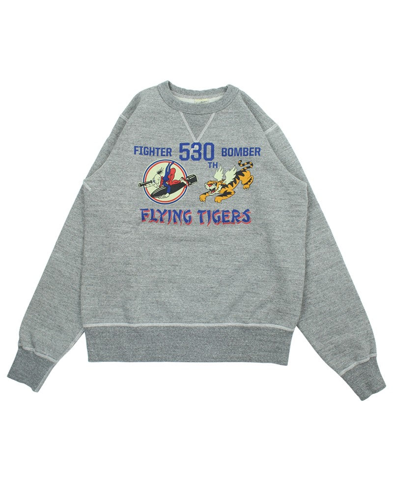 BR69634 / BUZZ RICKSON'S SET-IN CREW NECK SWEAT SHIRTS "530th FTR-BOMB F.T"