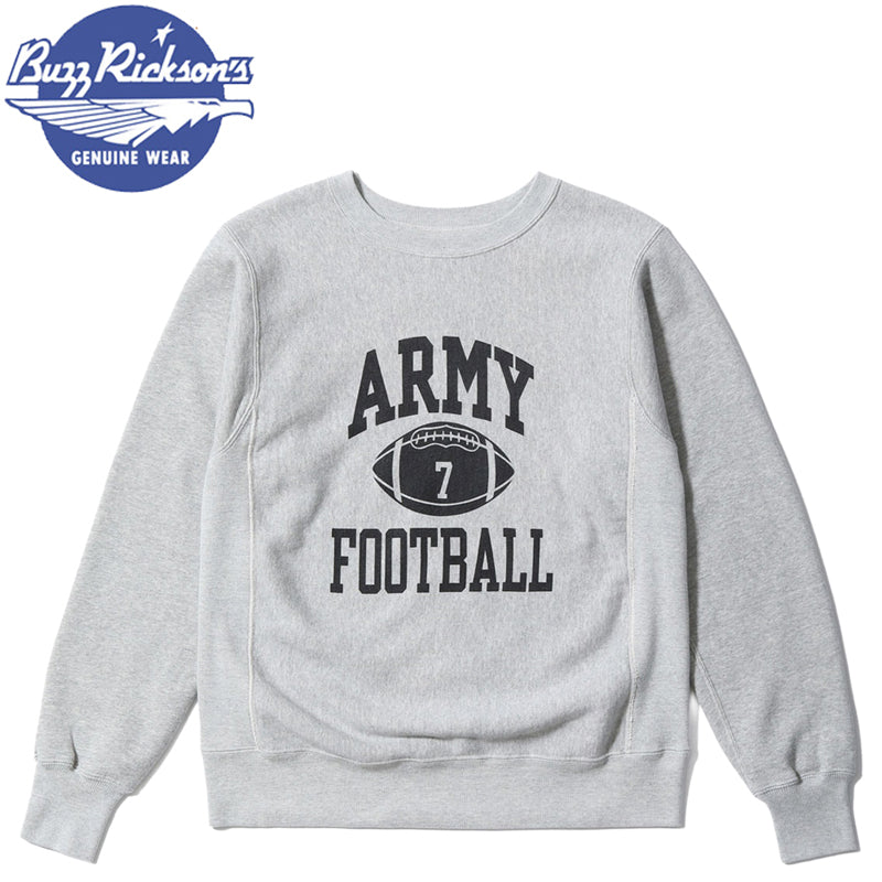 BR69644 / BUZZ RICKSON'S HORIZONTAL KNITTING SWEAT SHIRT “ARMY FOOTBALL”