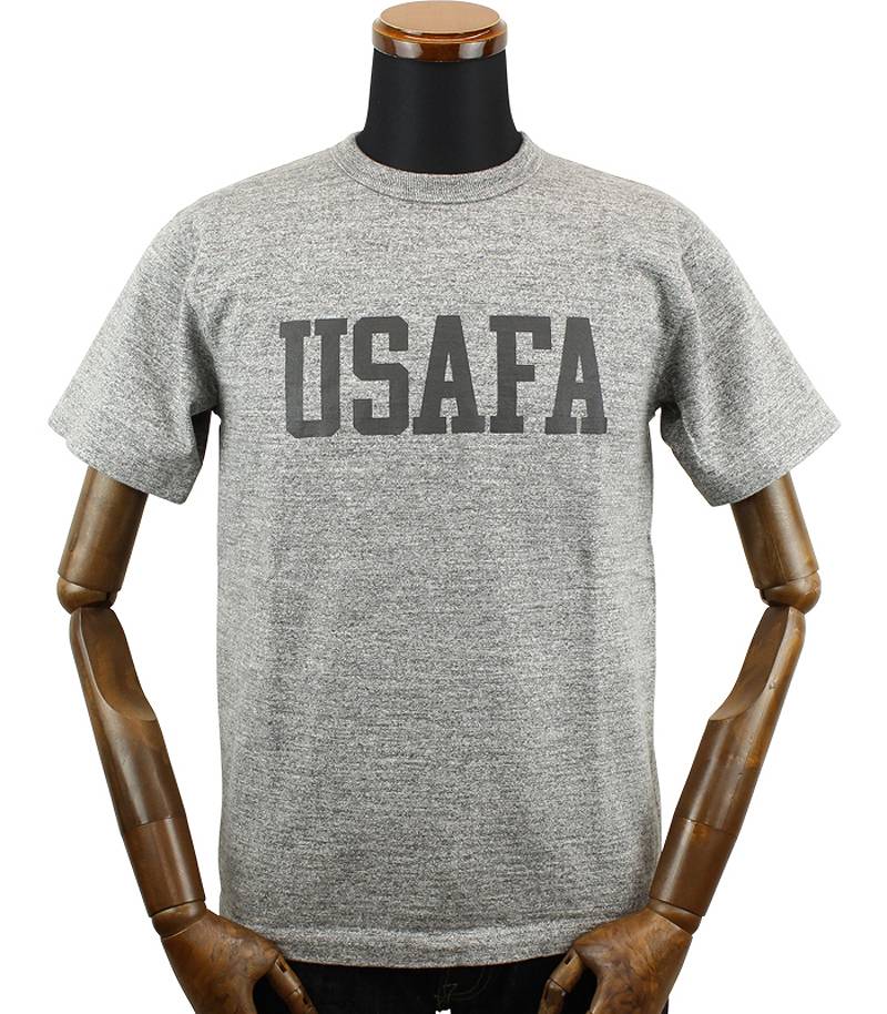 BR79180 / BUZZ RICKSON'S SLUB YARN REFLECTOR PRINT TEE " U.S. AIR FORCE ACADEMY "
