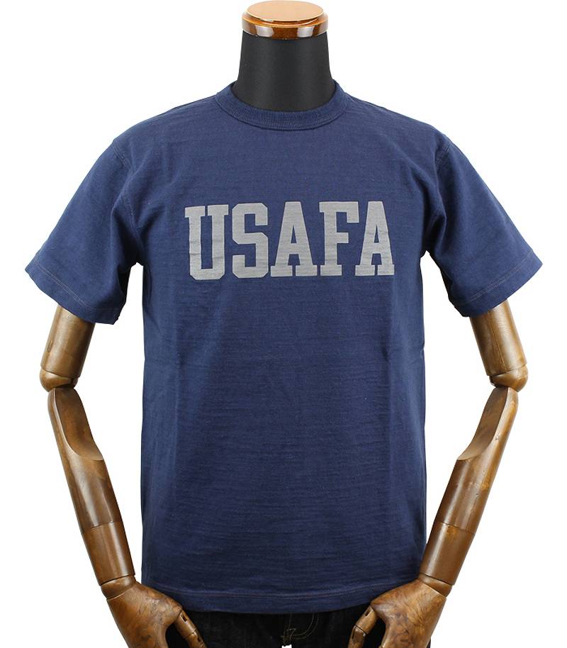BR79180 / BUZZ RICKSON'S SLUB YARN REFLECTOR PRINT TEE " U.S. AIR FORCE ACADEMY "