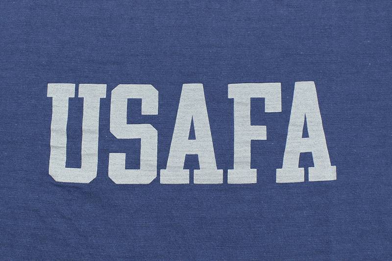 BR79180 / BUZZ RICKSON'S SLUB YARN REFLECTOR PRINT TEE " U.S. AIR FORCE ACADEMY "
