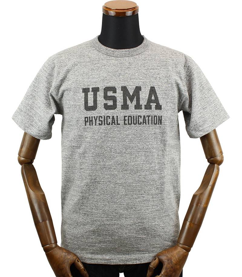 BR79181 / BUZZ RICKSON'S SLUB YARN PRINT TEE " U.S. MILITY ACADEMY