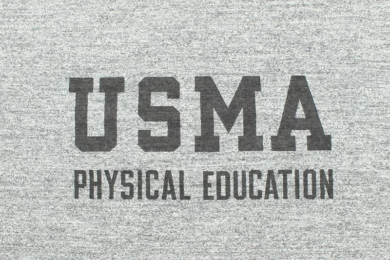 BR79181 / BUZZ RICKSON'S SLUB YARN PRINT TEE " U.S. MILITY ACADEMY