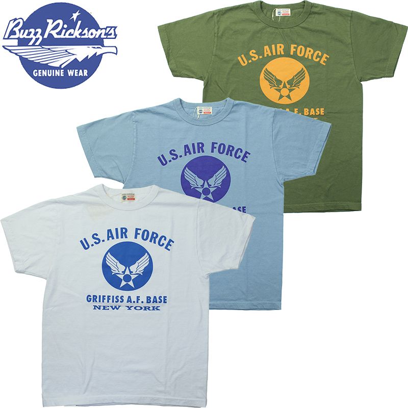 BR79343 / BUZZ RICKSON'S S/S MILITARY TEE "U.S. AIR FORCE"