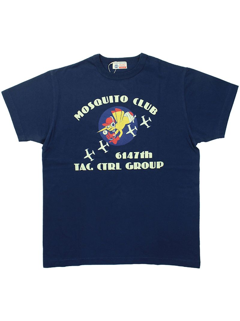 BR79345 / BUZZ RICKSON'S S/S MILITARY TEE "MOSQUITO CLUB"