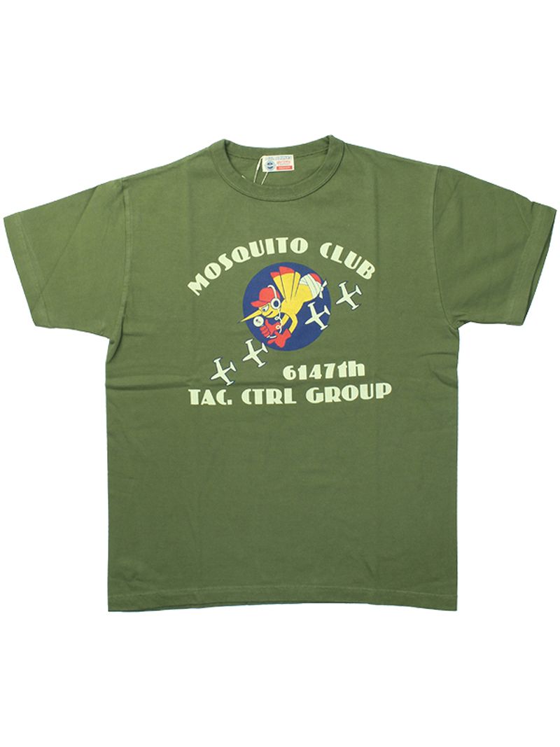BR79345 / BUZZ RICKSON'S S/S MILITARY TEE "MOSQUITO CLUB"