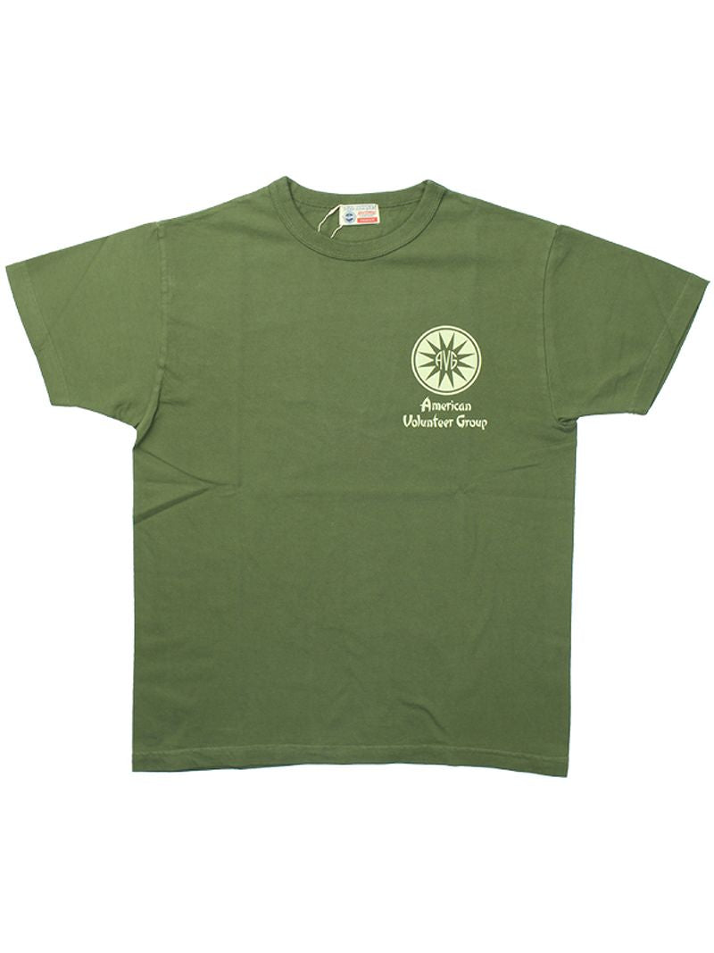 BR79346 / BUZZ RICKSON'S S/S MILITARY TEE "375th BOMB. SQ."