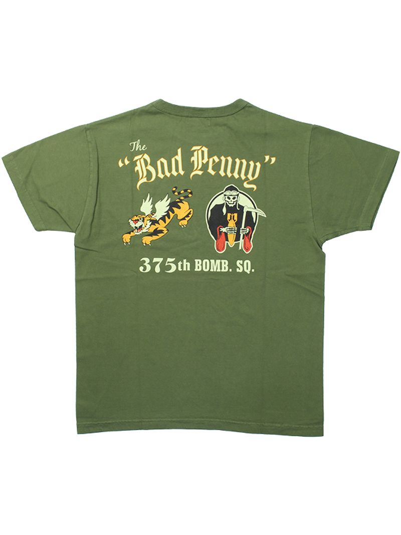 BR79346 / BUZZ RICKSON'S S/S MILITARY TEE "375th BOMB. SQ."