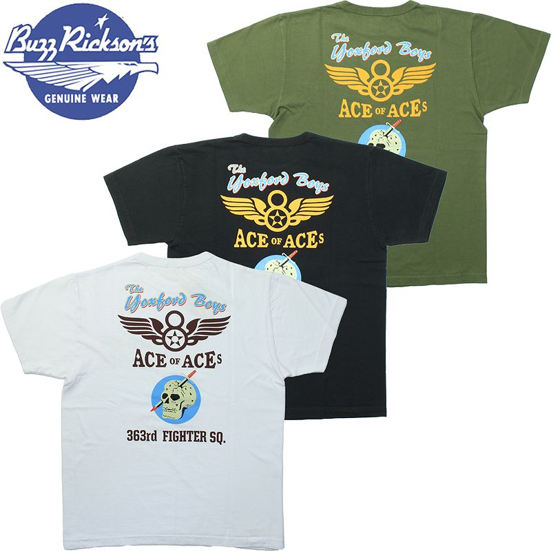 BR79347 / BUZZ RICKSON'S S/S MILITARY TEE "363rd FIGHTER SQ."