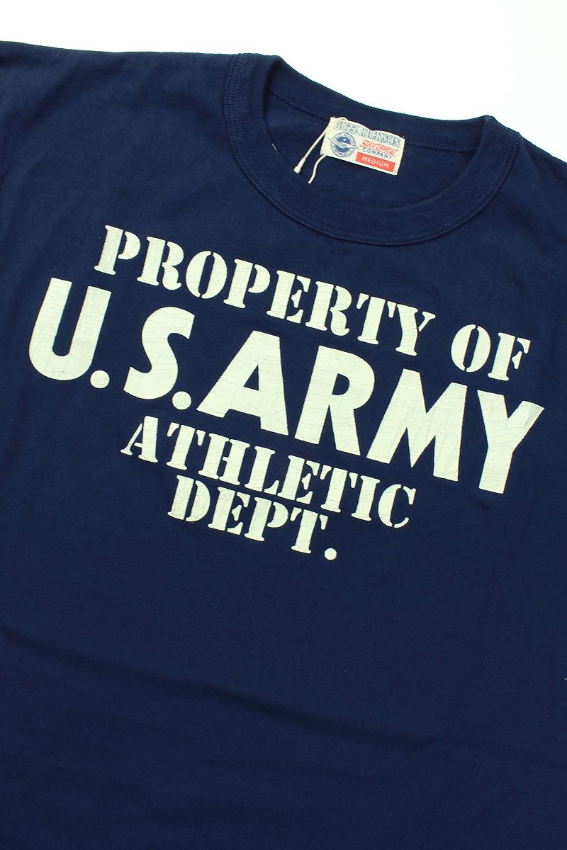 BR79348 / BUZZ RICKSON'S S/S MILITARY TEE "U.S.ARMY ATHLETIC DEPT. "