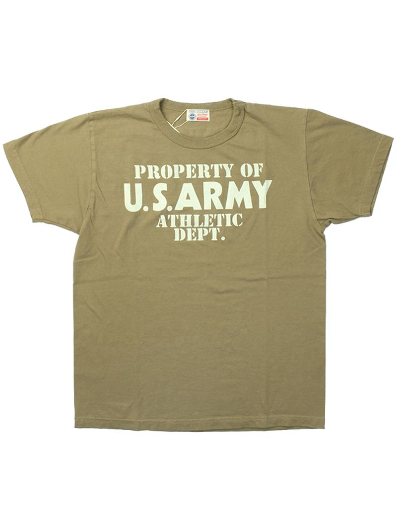 BR79348 / BUZZ RICKSON'S S/S MILITARY TEE "U.S.ARMY ATHLETIC DEPT. "