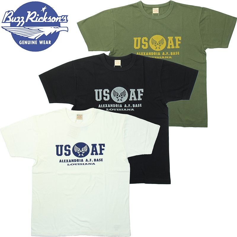 BR79397 BUZZ RICKSON'S S/S MILITARY TEE " U.S.AIR FORCE "