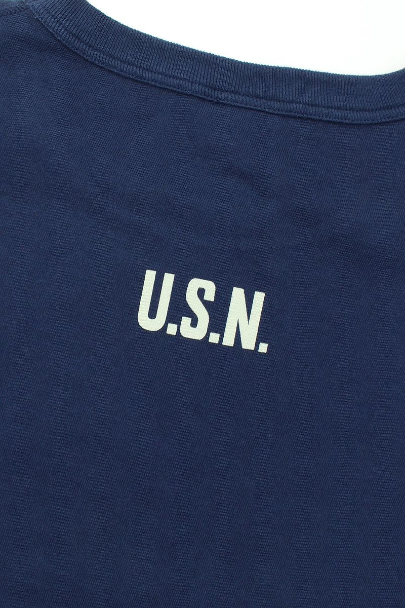 BR79398 BUZZ RICKSON'S S/S MILITARY TEE " U.S. NAVY "