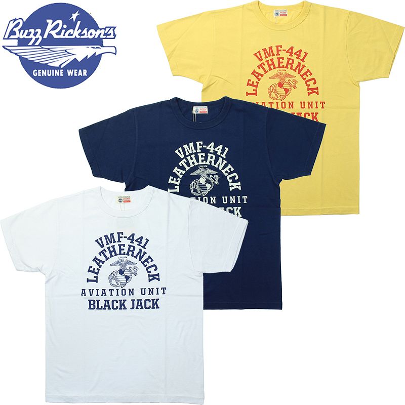 BR79404 BUZZ RICKSON'S S/S MILITARY TEE " VMF-441 "