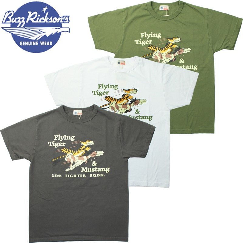 BR79511 / BUZZ RICKSON'S S/S MILITARY TEE "26th FIGHTER SQ."