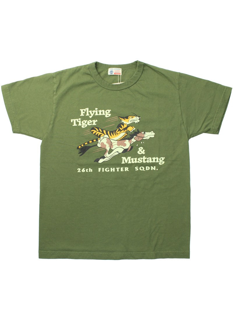 BR79511 / BUZZ RICKSON'S S/S MILITARY TEE "26th FIGHTER SQ."