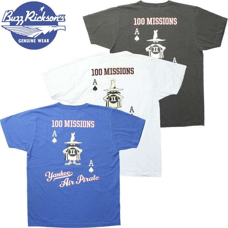 BR79514 / BUZZ RICKSON'S S/S MILITARY TEE "YANKEE AIR PIRATE"
