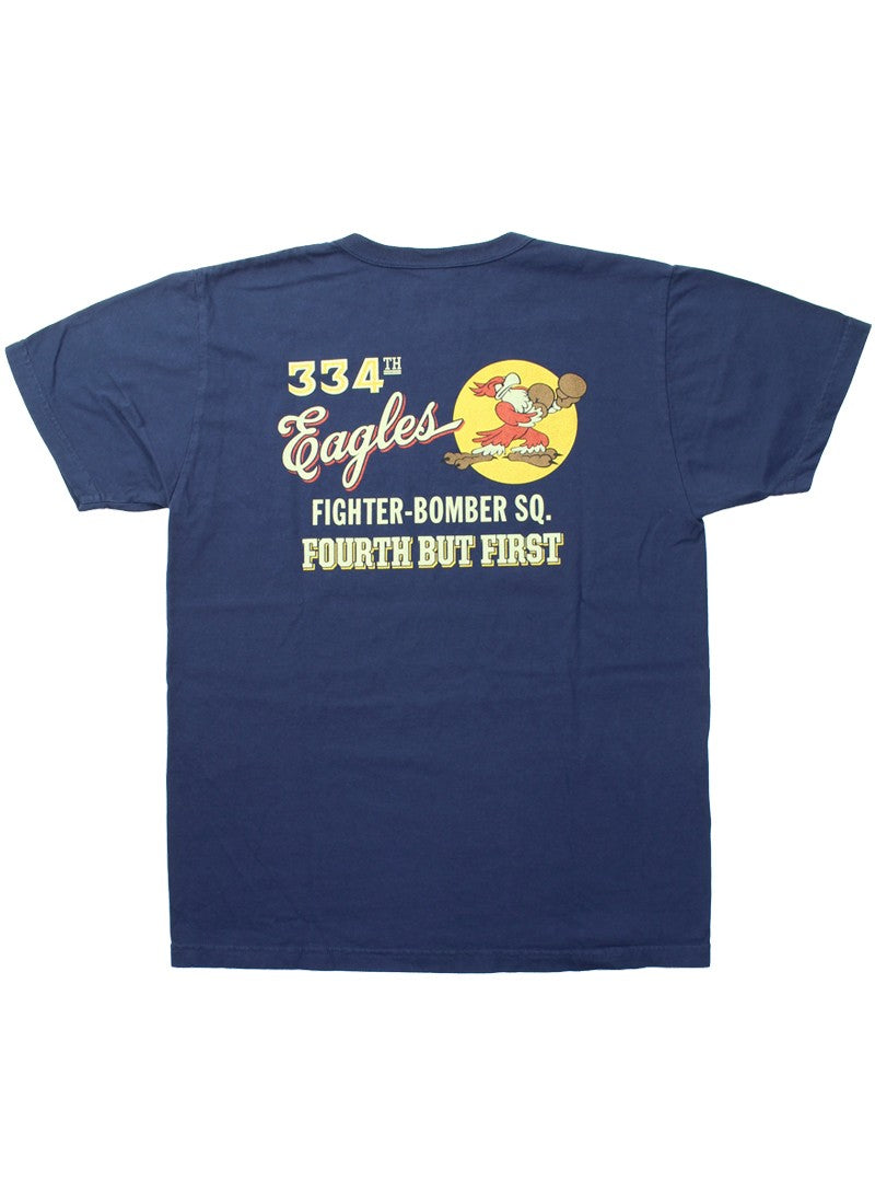 BR79515 / BUZZ RICKSON'S S/S MILITARY TEE "334th FTR-BOMB SQ."