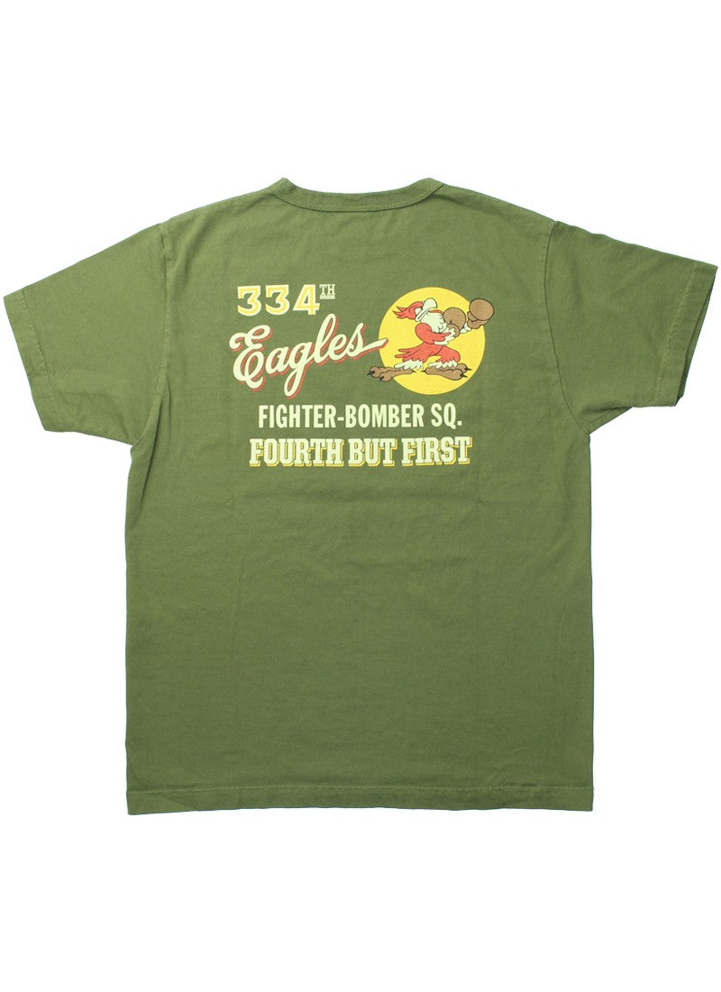 BR79515 / BUZZ RICKSON'S S/S MILITARY TEE "334th FTR-BOMB SQ."