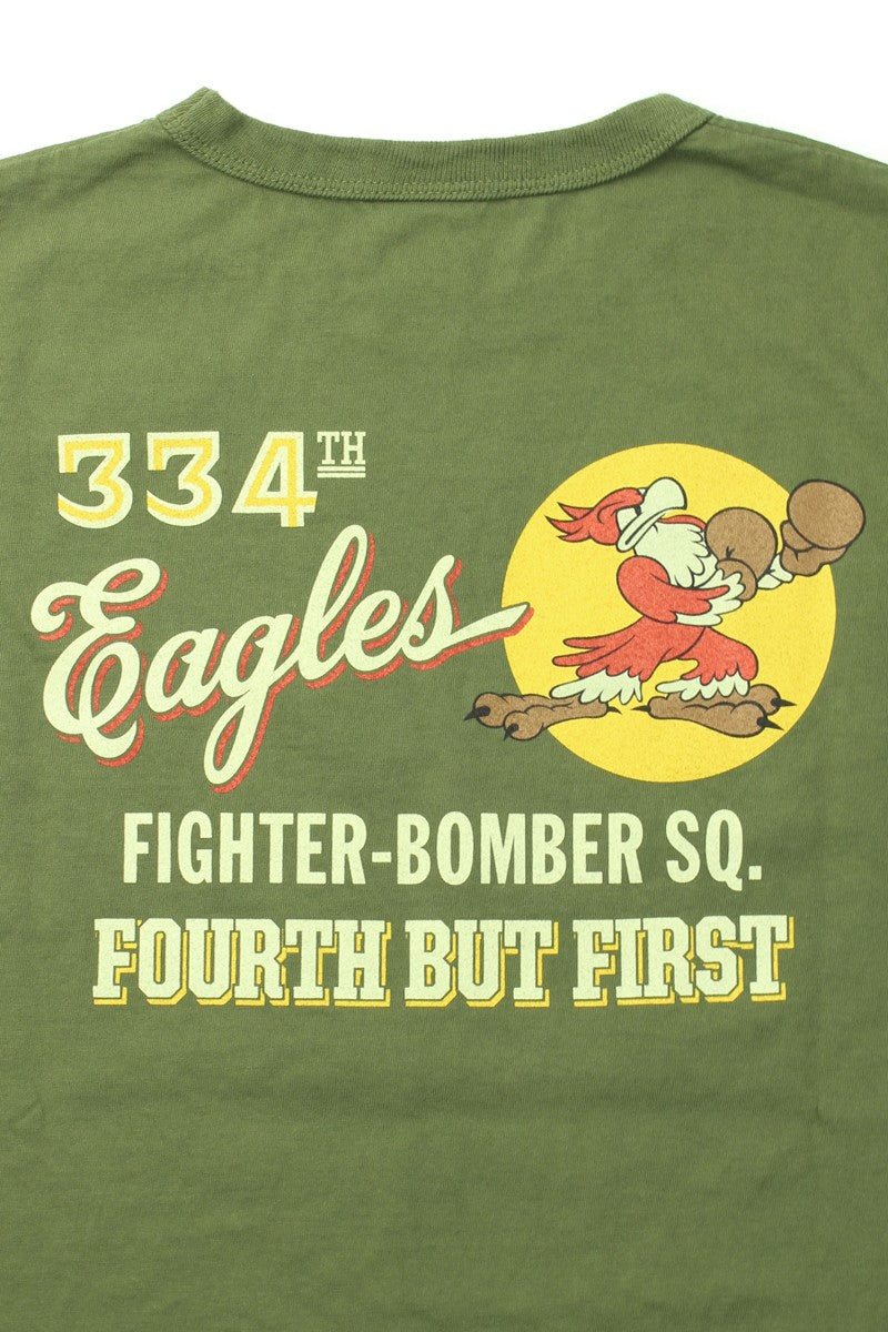 BR79515 / BUZZ RICKSON'S S/S MILITARY TEE "334th FTR-BOMB SQ."