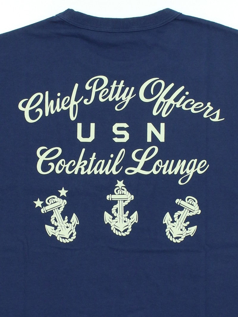BR79706 / BUZZ RICKSON'S S/S MILITARY TEE " COCKTAIL LOUNGE "