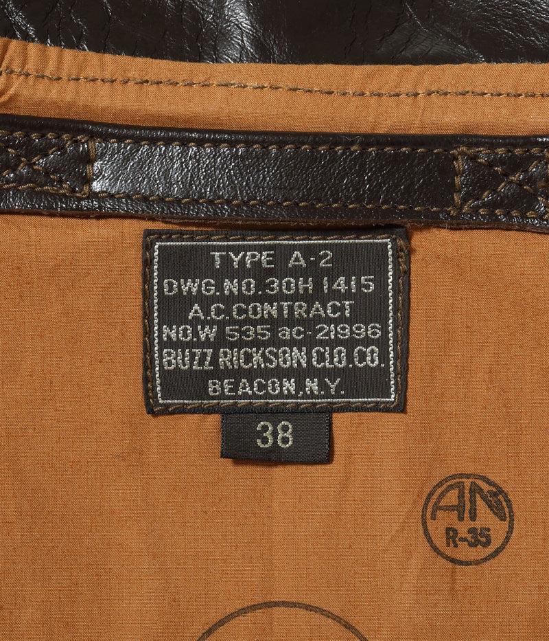 BR80644 / Type A-2 “CONTRACT No.W535 ac-21996 BUZZ RICKSON CLO.CO.”