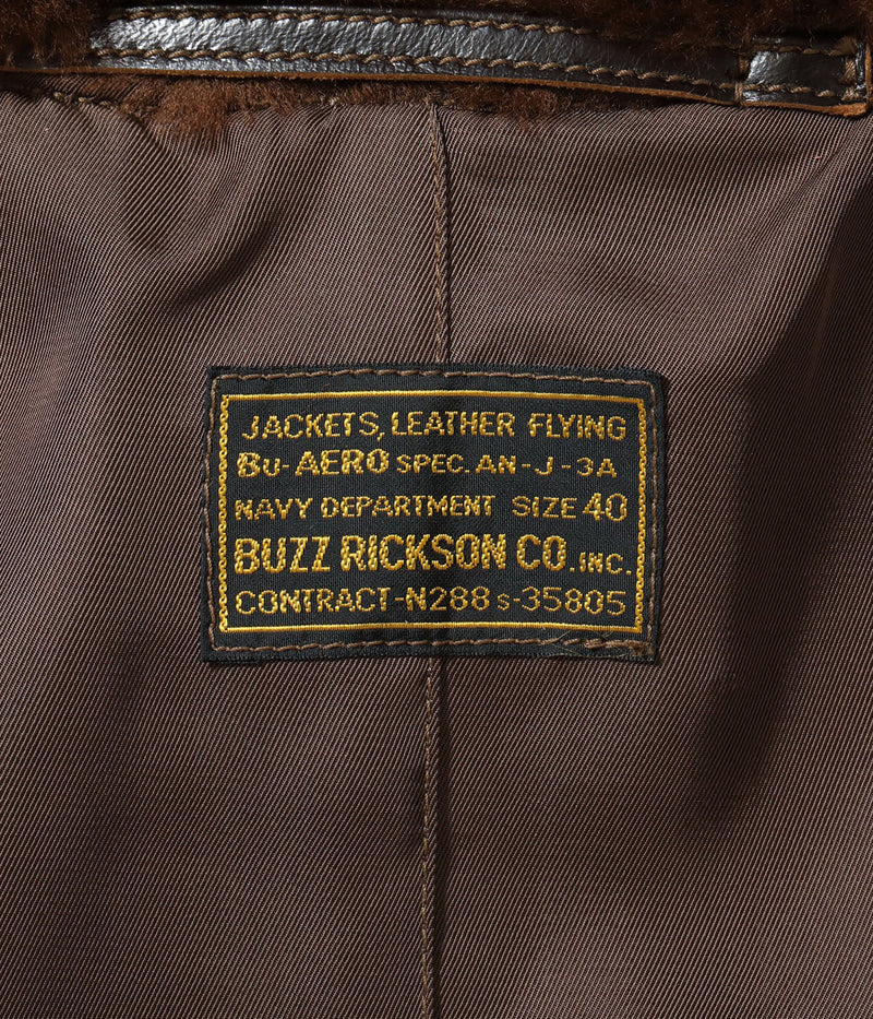 BR80647 / BUZZ RICKSON'S Type AN-J-3A “BUZZ RICKSON CO. INC. HORSEHIDE MODEL”