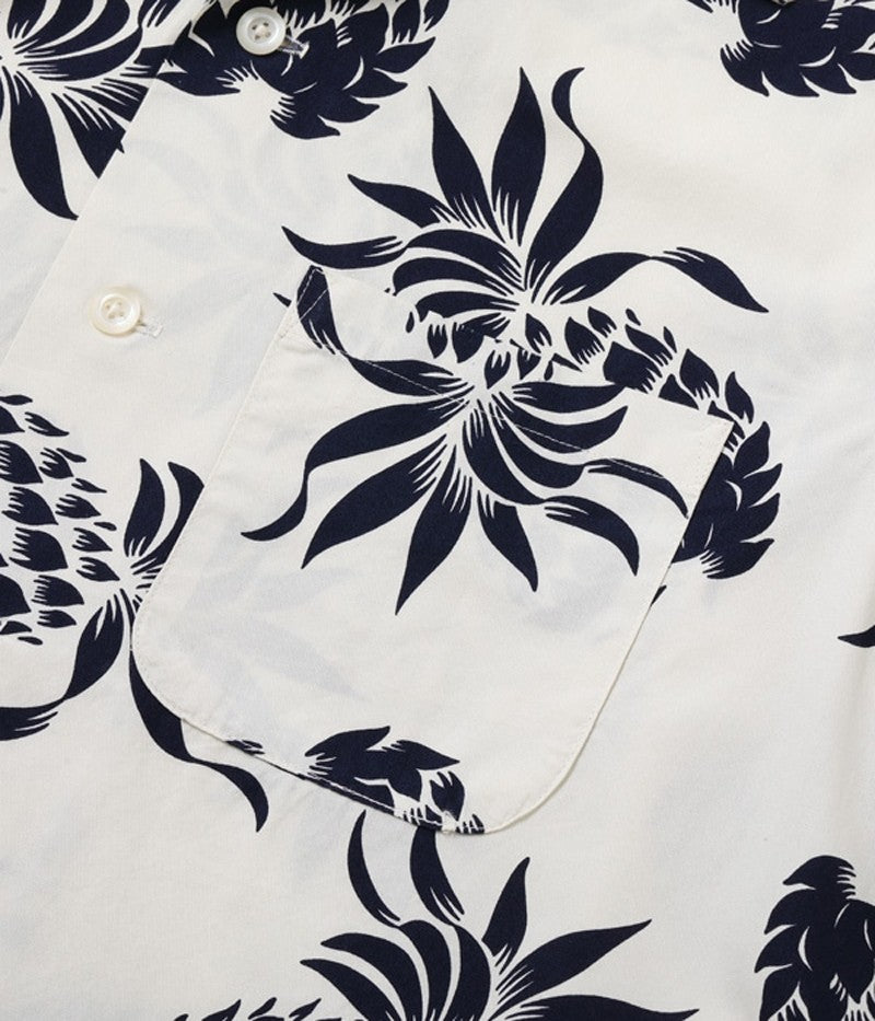 DK37811 / SUNSURF DUKE KAHANAMOKU COTTON HAWAIIAN SHIRT “DUKE'S PINEAPPLE”