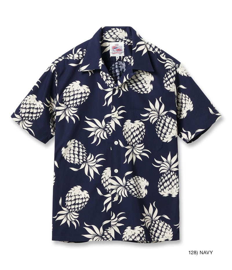 DK37811 / SUNSURF DUKE KAHANAMOKU COTTON HAWAIIAN SHIRT “DUKE'S PINEAPPLE”