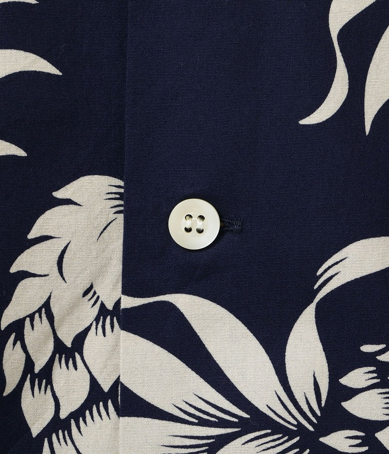 DK37811 / SUNSURF DUKE KAHANAMOKU COTTON HAWAIIAN SHIRT “DUKE'S PINEAPPLE”