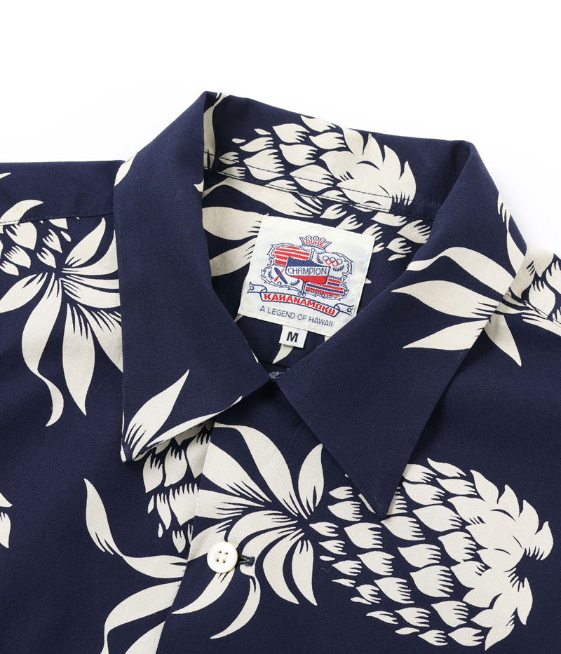 DK37811 / SUNSURF DUKE KAHANAMOKU COTTON HAWAIIAN SHIRT “DUKE'S PINEAPPLE”