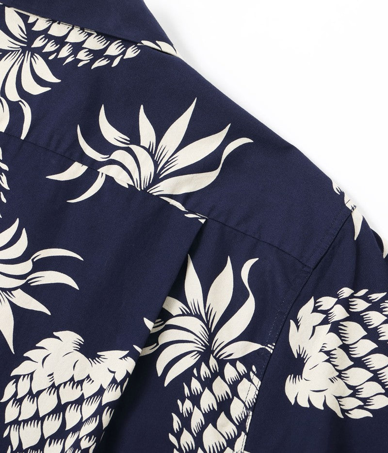 DK37811 / SUNSURF DUKE KAHANAMOKU COTTON HAWAIIAN SHIRT “DUKE'S PINEAPPLE”