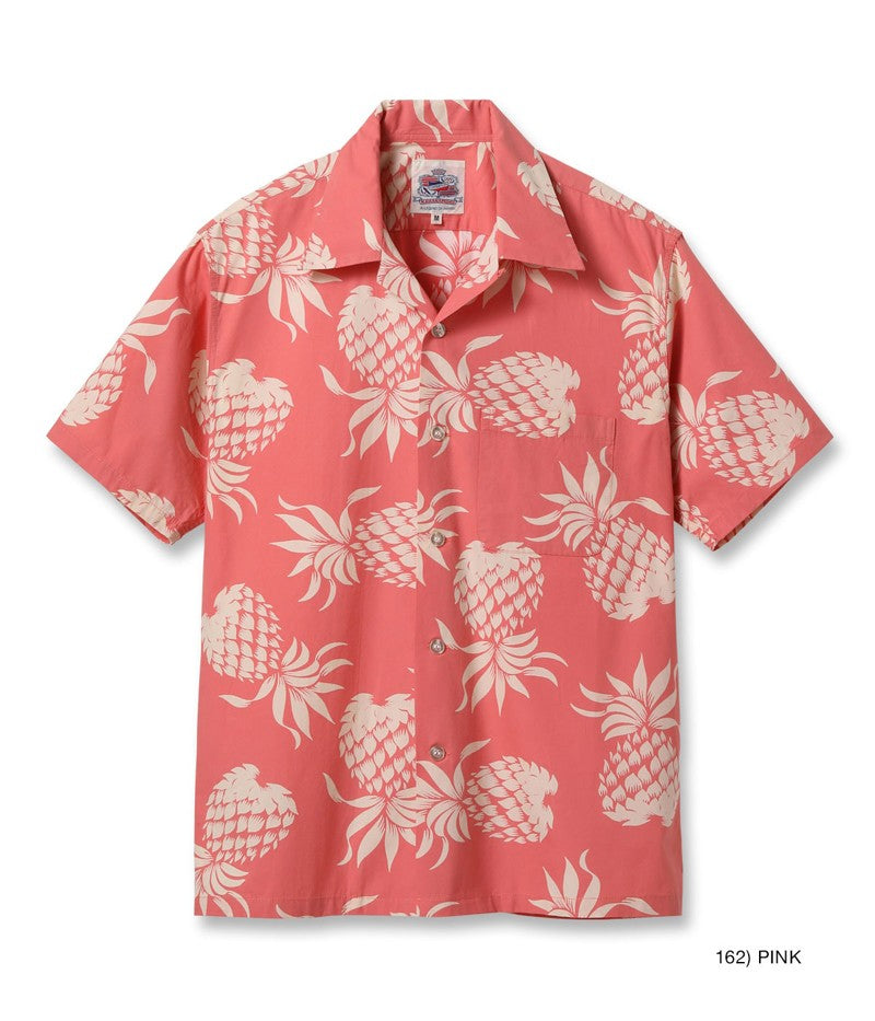 DK37811 / SUNSURF DUKE KAHANAMOKU COTTON HAWAIIAN SHIRT “DUKE'S PINEAPPLE”