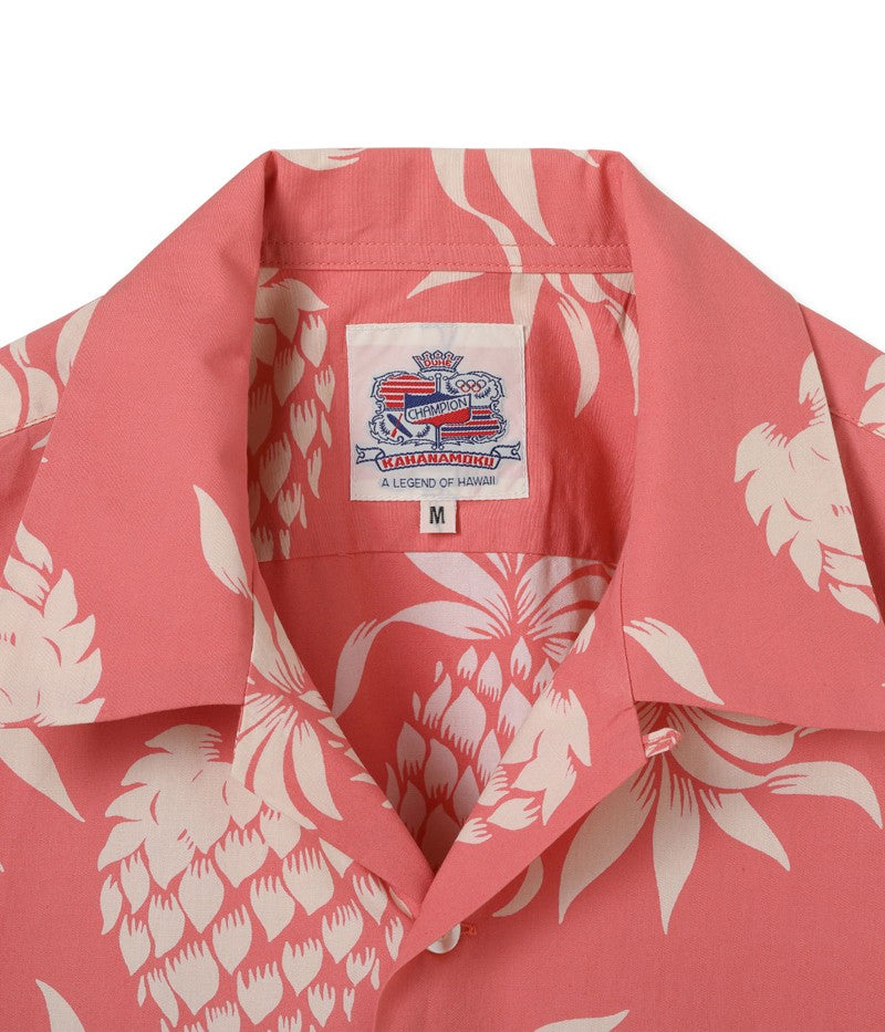 DK37811 / SUNSURF DUKE KAHANAMOKU COTTON HAWAIIAN SHIRT “DUKE'S PINEAPPLE”