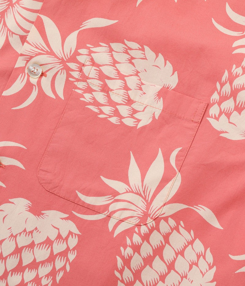 DK37811 / SUNSURF DUKE KAHANAMOKU COTTON HAWAIIAN SHIRT “DUKE'S PINEAPPLE”
