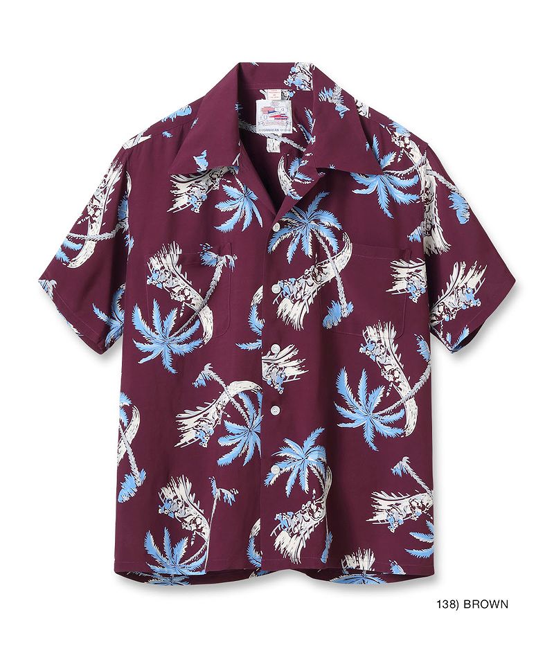 DK39239 SUNSURF DUKE KAHANAMOKU SPECIAL EDITION HAWAIIAN SHIRT “DERBY” (SHORT SLEEVE)