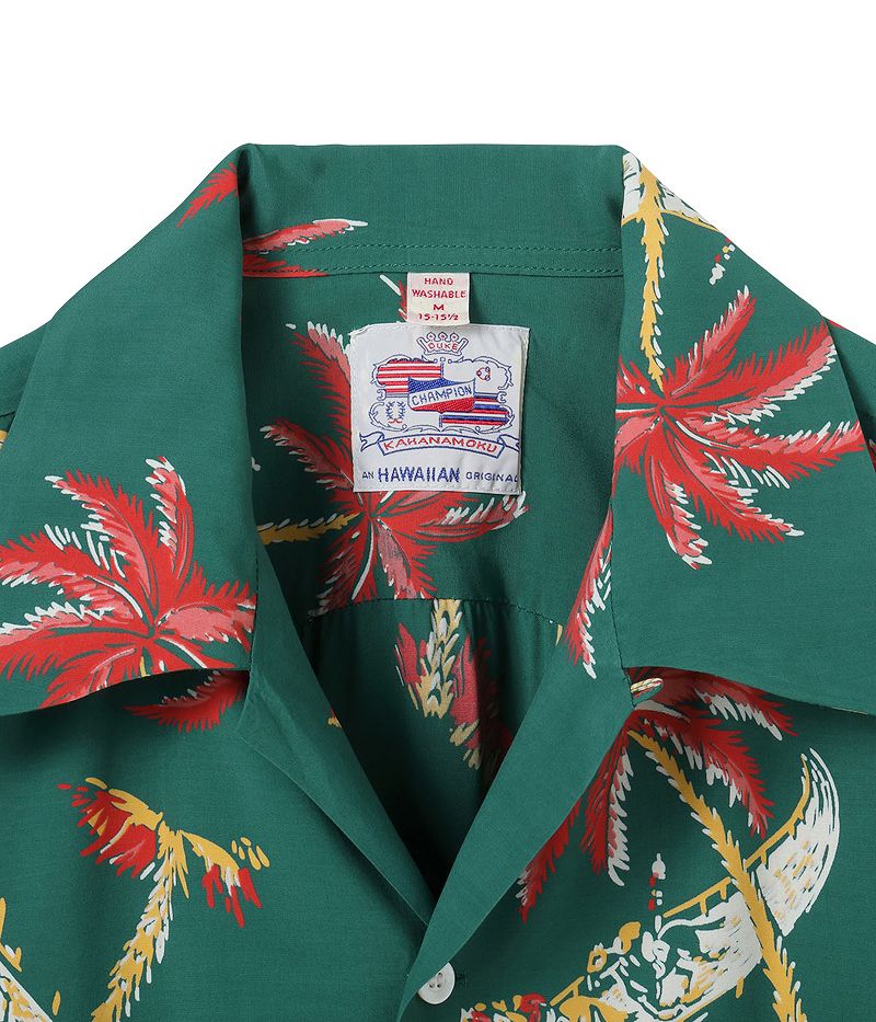 DK39239 SUNSURF DUKE KAHANAMOKU SPECIAL EDITION HAWAIIAN SHIRT “DERBY” (SHORT SLEEVE)
