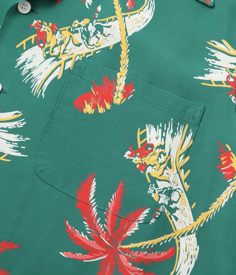 DK39239 SUNSURF DUKE KAHANAMOKU SPECIAL EDITION HAWAIIAN SHIRT “DERBY” (SHORT SLEEVE)