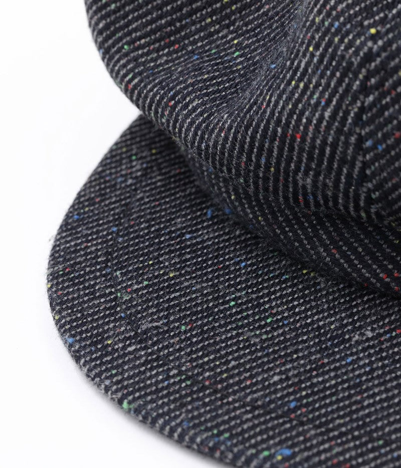 SC02768 / SUGAR CANE FICTION ROMANCE 13.7oz. INDIGO NEP DENIM APPLEJACK CAP