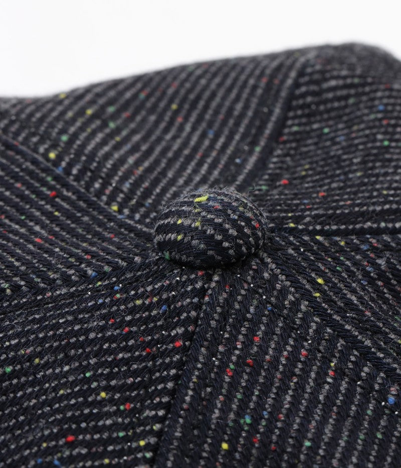 SC02768 / SUGAR CANE FICTION ROMANCE 13.7oz. INDIGO NEP DENIM APPLEJACK CAP