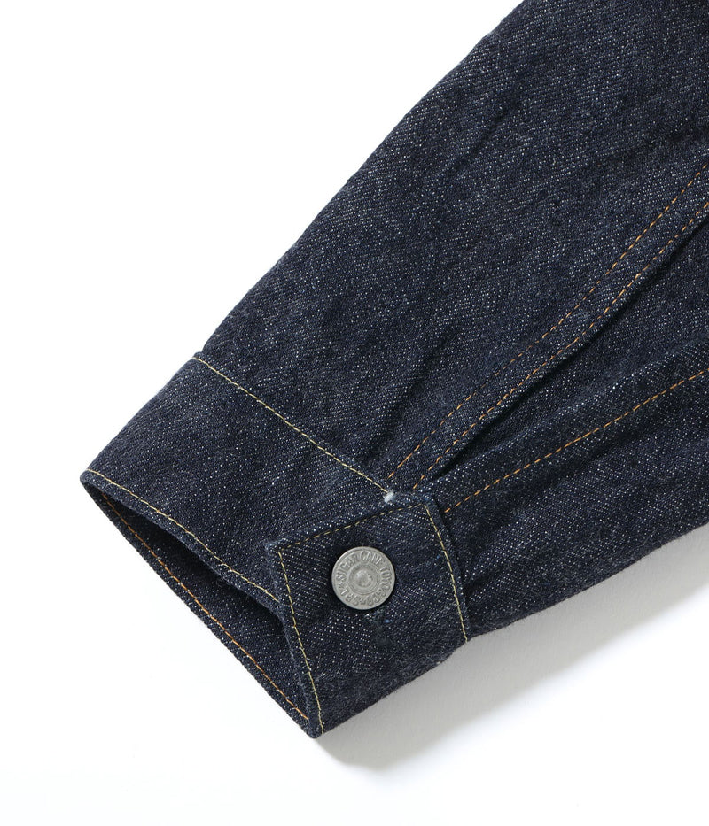 SC11936T / SUGAR CANE 13oz. STANDARD DENIM BLOUSE STANDARD DENIM 1936 MODEL (T-BACK)