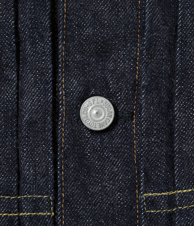 SC11936T / SUGAR CANE 13oz. STANDARD DENIM BLOUSE STANDARD DENIM 1936 MODEL (T-BACK)