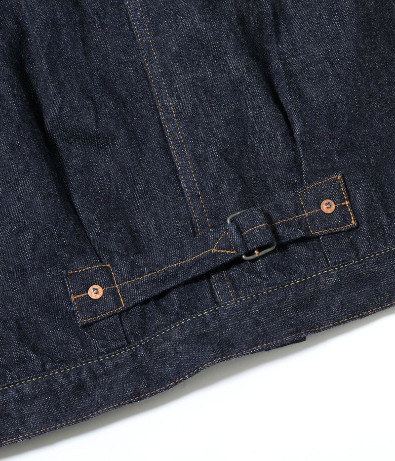 SC11936T / SUGAR CANE 13oz. STANDARD DENIM BLOUSE STANDARD DENIM 1936 MODEL (T-BACK)