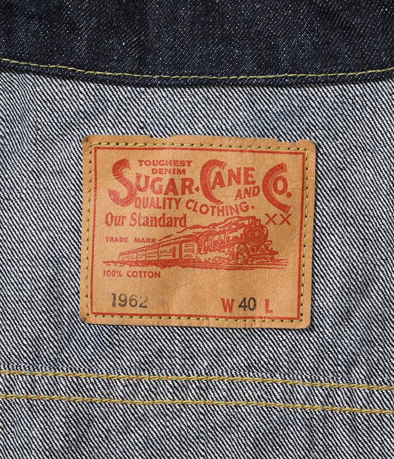 SC12962 / SUGAR CANE 14.25oz. DENIM JACKET 1962 MODEL